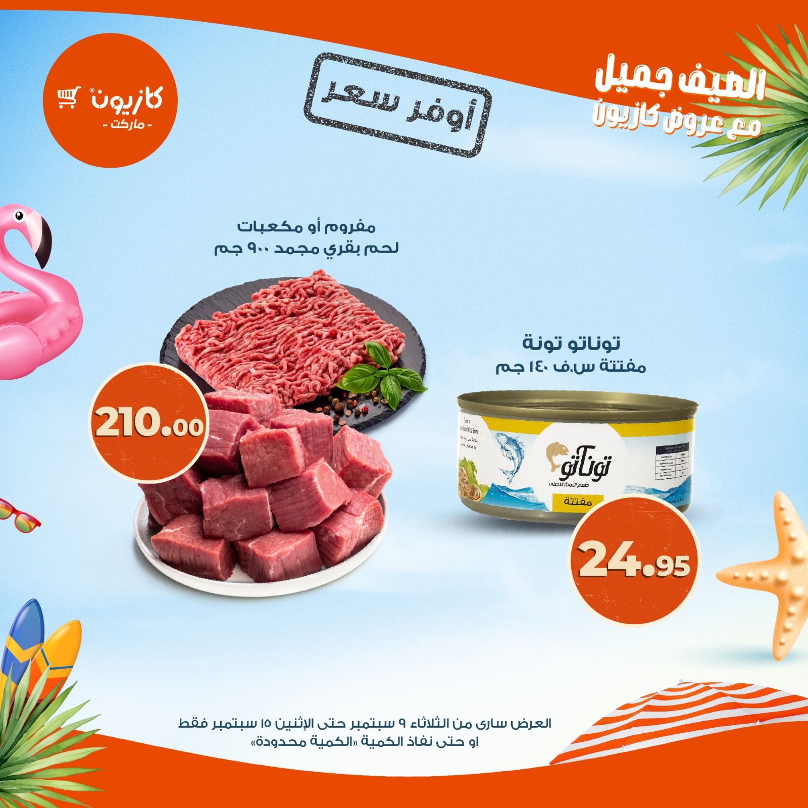 kazyon offers from 9sep to 1sep 2025 عروض كازيون من 9 سبتمبر حتى 1 سبتمبر 2025 صفحة رقم 1